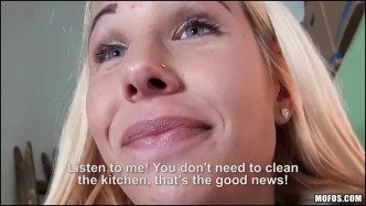 Blonde Amateur Fucks In Stockings 1080 видео