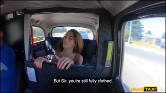 FakeTaxi French Babe Has Pussy Creampied J video