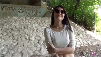 GermanScout Shy 18yo Candid Ass Katy Pickup And Tricked To Fuck In Berlin J video