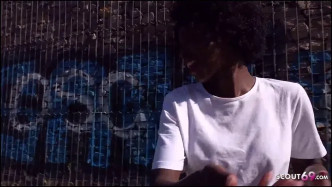 GermanScout Black Ebony Milf Zaawaadi Real Public Pickup Sex For Cash In Berlin J videó