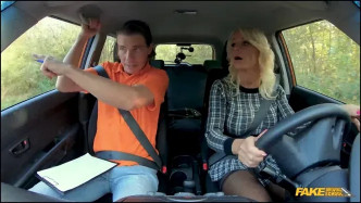 FakeDrivingSchool Hot Blonde Milf Wants Her Licence J Video