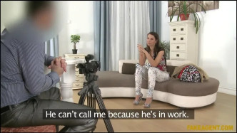 FakeAgent Brunette Fucks Agent After Breakup J video