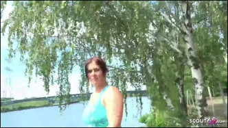 GermanScout Big Ass Bbw Mature Mom Talk To Fuck At Street Casting J video