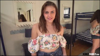 KINKY FAMILIES 326 Stepsis Slurping Pussy Fucking J video