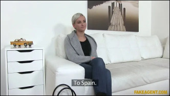 FakeAgent Model Fucked Doggy Style On Desk J video