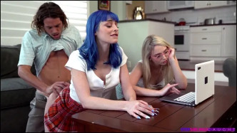 Stepsiblingscaught Doing More Than Home Work 3840 video