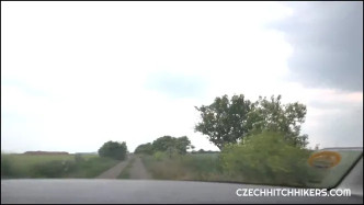 CzechHitchicker Cute Teen Ariel Wuze Fucks A Stranger S Dick J video