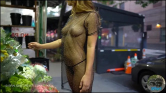 BralessForever 2021.09.02 Rocky Black Sheer Dress J video