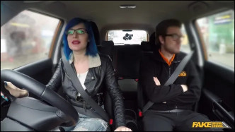 FakeDrivingSchool Anal Sex For Blue Haired Learner J video