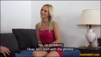FakeAgent Shy Blonde Fucks Agent For A Model Contract J vidéo