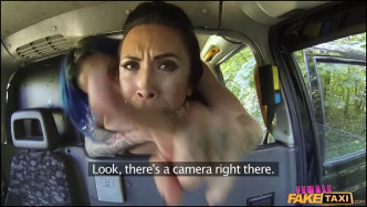 FemaleFakeTaxi Sexy Lesbian Fun In British Taxi J video