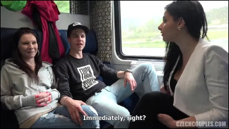 Czech Couples Teenagers Fuck On Train 3840x2160 видео