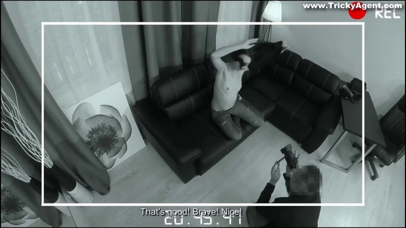 TRICKY AGENT 1101 Casting With A Cumshot Inside J vidéo