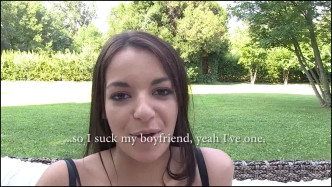 PornWorld Sexy Frenchie Fingers Herself Outside For Casting Call J video