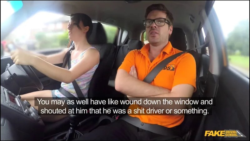FakeDrivingSchool Creampie Climax For Sexy Learner J Video