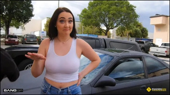 RoadsideXXX V Monroe Gets Her Pussy Worked Out Instead Of Paying For Her Car Repairs J Video