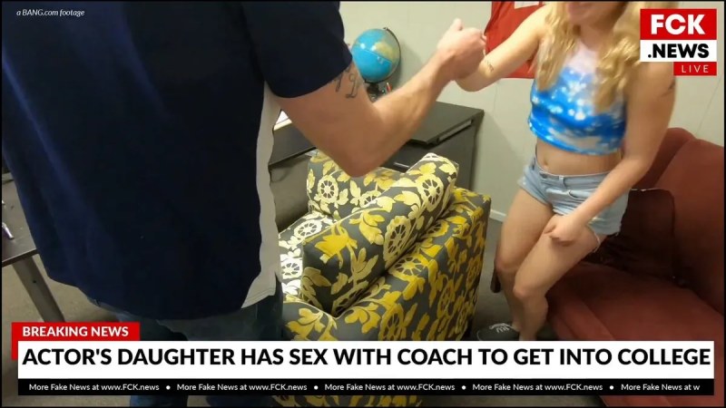 Fck.News Abby Adams Trades Her Pussy For Admission Into College! J βίντεο
