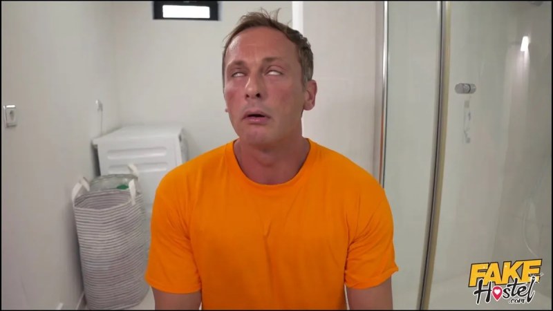 FakeHostel Slip Up In The Shower J видео