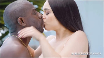 PrivateBlack Ginebra Bellucci Enjoys Poolside Interracial Anal J video