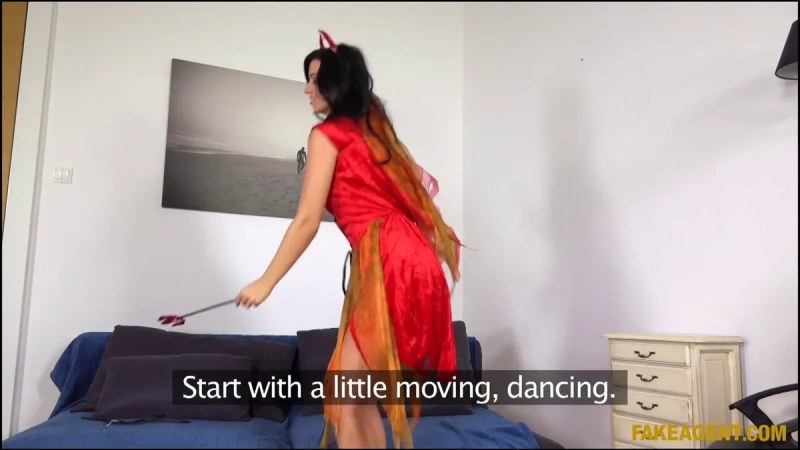FakeAgent Model Dresses Up As Horny Devil For Halloween Casting J video
