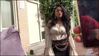 GermanScout Brown Dutch Inked Instagram Model Babe Bibi Pick Up To Rough Fuck For Cash J 비디오