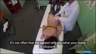 FakeHospital Pretty Patient Is Prepped And Ready To Recieve Doctor S Oral Medication J video