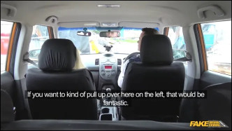 FakeDrivingSchool Nerves Calmed By Fucking Examiner J видео