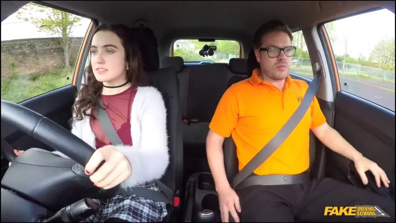 FakeDrivingSchool New Learner Has A Secret Surprise J video