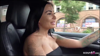 GermanScout Tattoo Model Snowwhite Talk To Fuck At Real Street Casting J vídeo